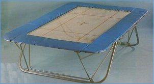 The GMEX Extreme  International Competition Trampoline c/w 6mm x 6mm Web Bed